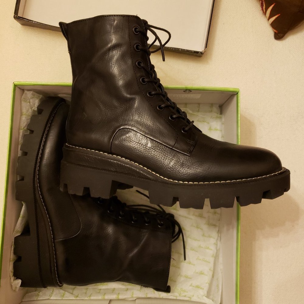 SAM EDELMAN GARRET COMBAT PLATFORM BOOT